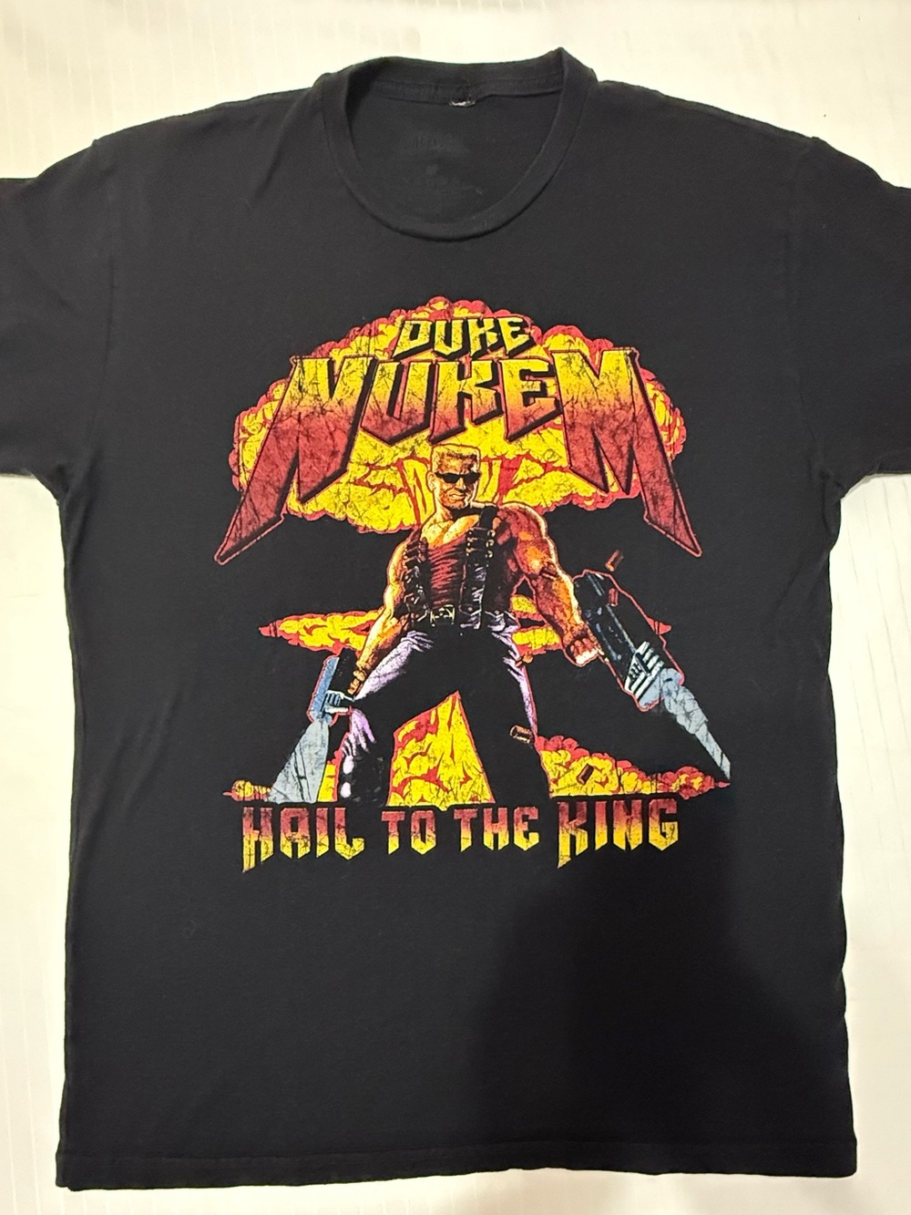 Duke Nukem "Hail to the King" Black Graphic Tee